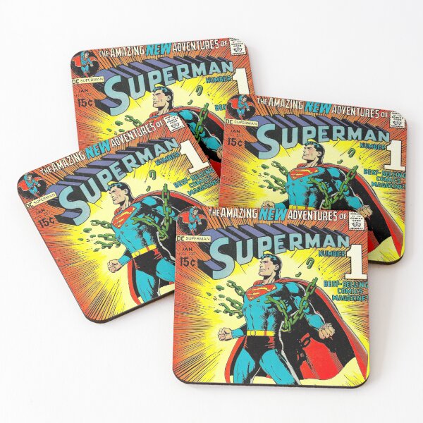 Artikelvorschau, DC Comics Superman Vintage Comic Original Custom Poster Art Tee entworfen und verkauft von Cool Robot Bro..