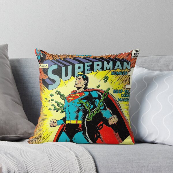 Item preview, DC Comics Superman Vintage Comic Original Custom Poster Art Tee designed and sold by Cool Robot Bro..
