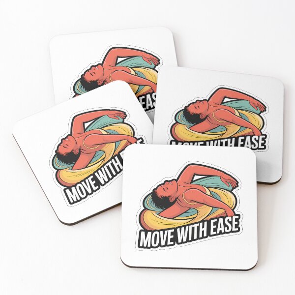 Item preview, Graceful Dancer with 'Move with Ease' Quote designed and sold by NiftyWrx.