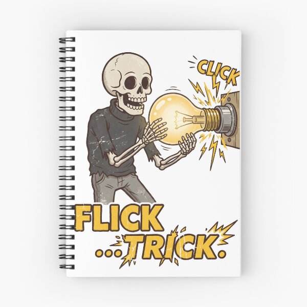 Aperçu de l'œuvre Skeleton Screwing in a Lightbulb créée et vendue par MisteryDesigner.