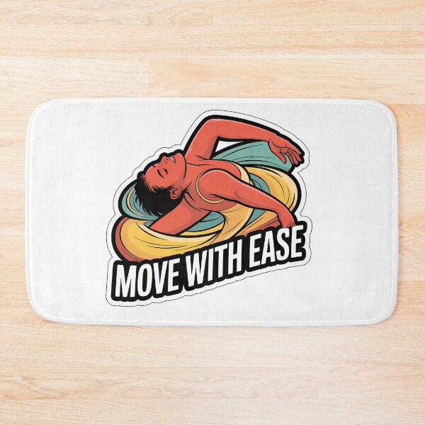 Item preview, Graceful Dancer with 'Move with Ease' Quote designed and sold by NiftyWrx.
