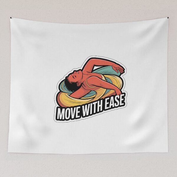 Item preview, Graceful Dancer with 'Move with Ease' Quote designed and sold by NiftyWrx.