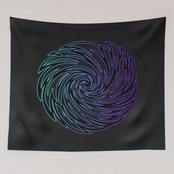 Item preview, Neon Spiral Wave – Abstract Vortex designed and sold by Pommes im Bett.