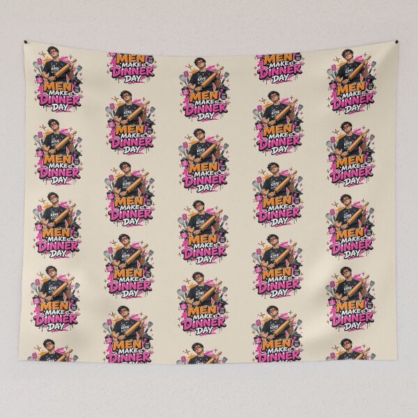 Item preview, Cool King Of Kitchen Men Make Dinner Day designed and sold by CloudyCatArt.