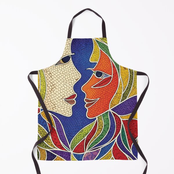 Item preview, Two Faces - Stained Glass Portrait designed and sold by photossmirnov.