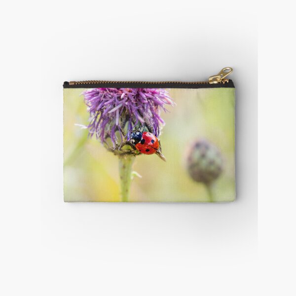 Item preview, Ladybug on a Purple Thistle designed and sold by little_macro_love.