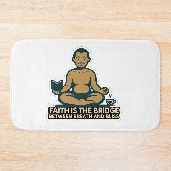 Item preview, Minimalist Yoga Moment with Quote designed and sold by NiftyWrx.