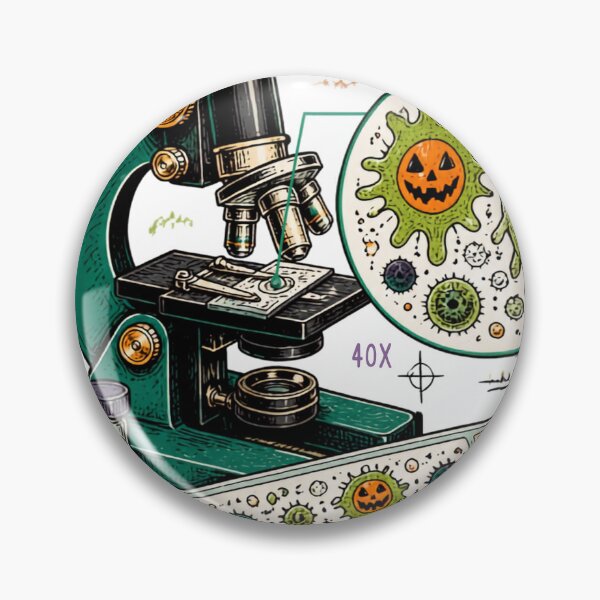 Item preview,  Microscope Mischief – Halloween Pathologist designed and sold by BachoOffBit.