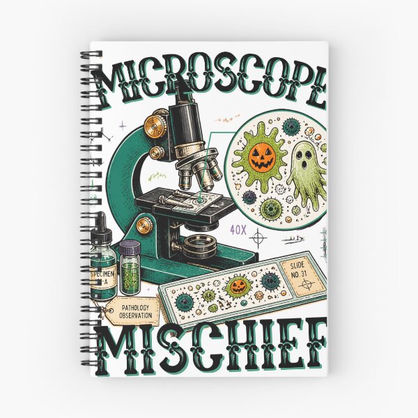 Item preview,  Microscope Mischief – Halloween Pathologist designed and sold by BachoOffBit.