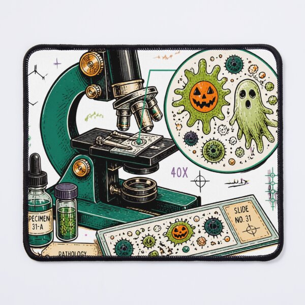Item preview,  Microscope Mischief – Halloween Pathologist designed and sold by BachoOffBit.