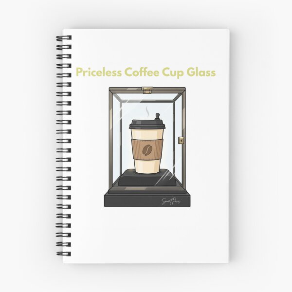 Item preview, Priceless Coffee Cup Glass Display Case Relatable Everyday Pun designed and sold by SmartPuns.