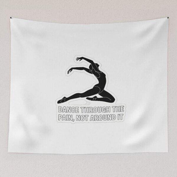 Item preview, Bold Dancer Silhouette with Empowering Quote designed and sold by NiftyWrx.