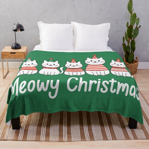 Item preview, Meowy Christmas - Cute Cat Christmas  designed and sold by Zerhof.