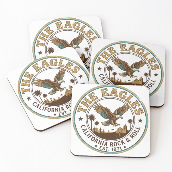 Item preview, Vintage California Rock Eagle Emblem - Retro Band Style Art designed and sold by ElegantPeople.