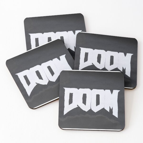 Item preview, Doom Videogame Logo designed and sold by MorvenCann93.