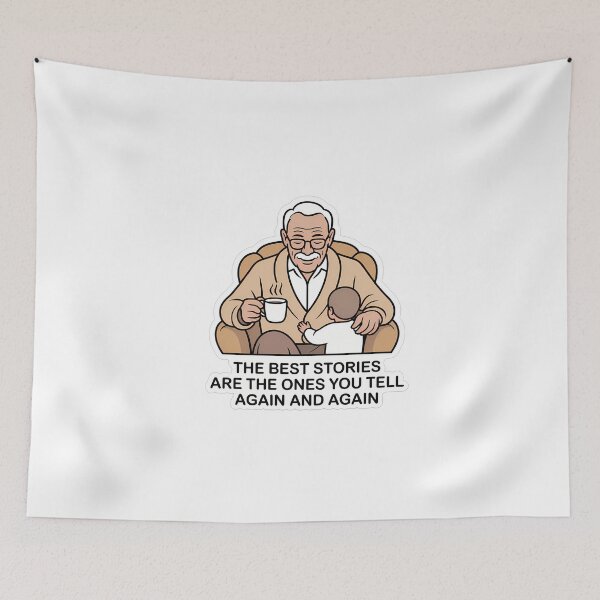 Item preview, Wise Grandfather & Child with Motivational Quote designed and sold by NiftyWrx.