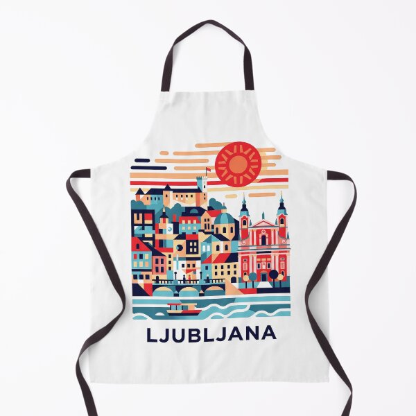 Item preview, Ljubljana Slovenia Vintage Print - Ljubljana Dragon designed and sold by OzzFrequency.
