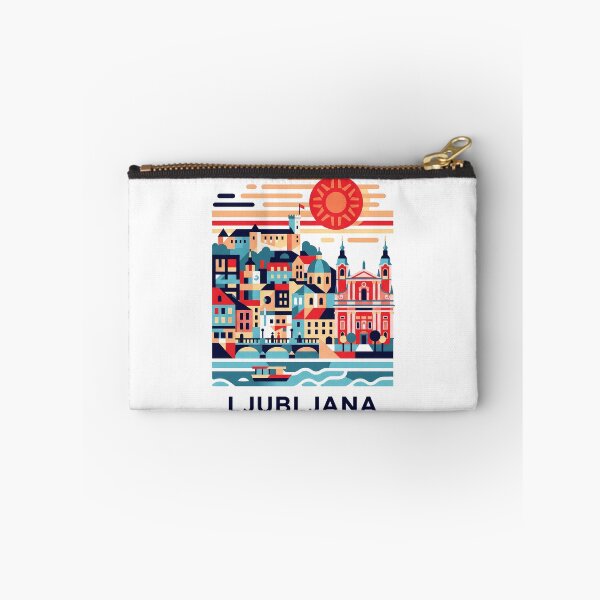 Item preview, Ljubljana Slovenia Vintage Print - Ljubljana Dragon designed and sold by OzzFrequency.