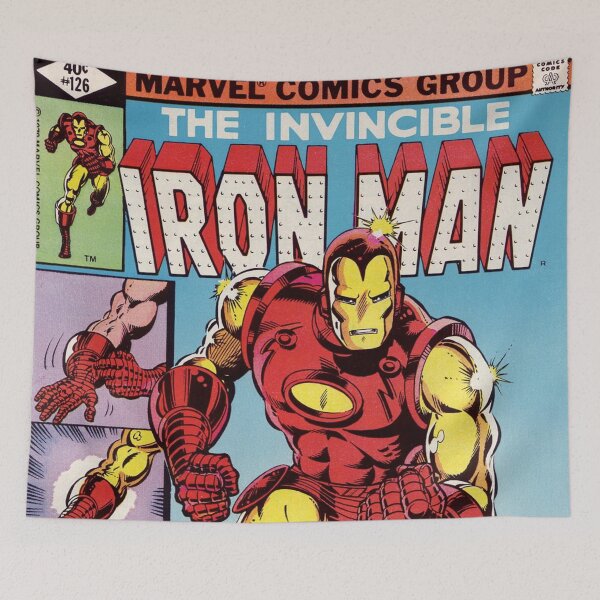 Item preview, Marvel Ironman Comics Comic Book Original Custom Vintage Movie Poster Art designed and sold by Cool Robot Bro..