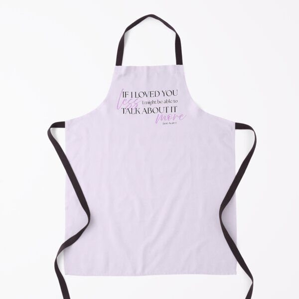 Item preview, Jane Austen Quote – Emma – "If I Loved You Less" designed and sold by cheekymare.