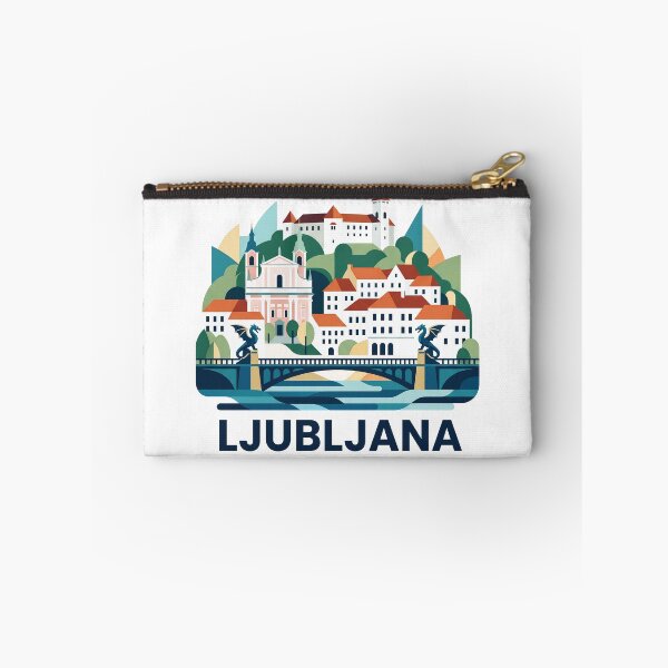 Item preview, CLjubljana Slovenia Vintage Print - Ljubljana Dragon designed and sold by OzzFrequency.