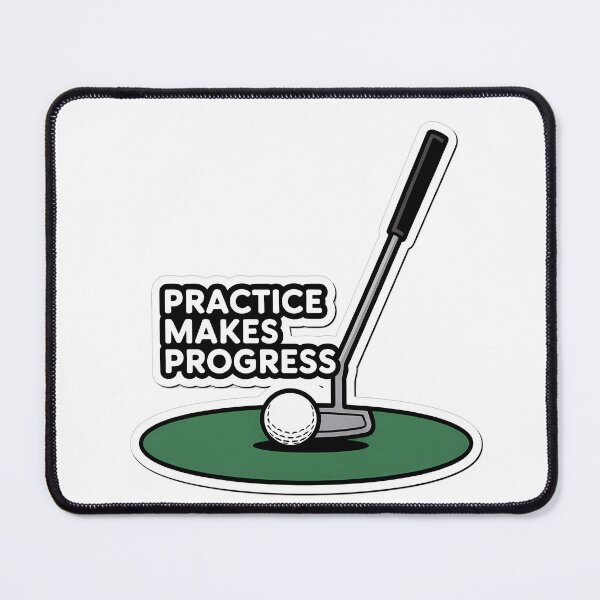 Item preview, Practice Makes Progress Golf designed and sold by NiftyWrx.