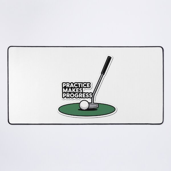 Item preview, Practice Makes Progress Golf designed and sold by NiftyWrx.
