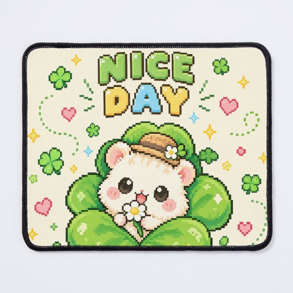 Item preview, Cute Kawaii Hamster Nice Day designed and sold by Pure Craft.