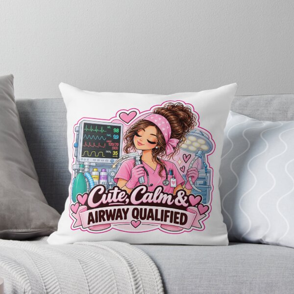 Item preview, Cute Calm & Airway Qualified – Anesthesiologist Gift designed and sold by MaritaSS.
