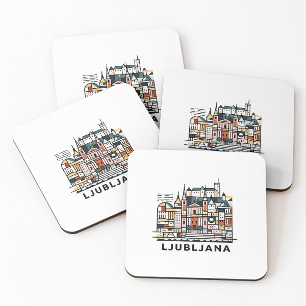 Item preview, Ljubljana Slovenia Vintage Print - Ljubljana Dragon designed and sold by OzzFrequency.