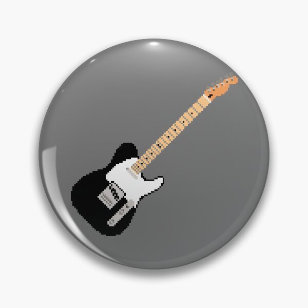 Artikelvorschau, Telecaster-Gitarre im Pixel-Art-Stil – 8-Bit-Retro entworfen und verkauft von OpenTabsDesigns.
