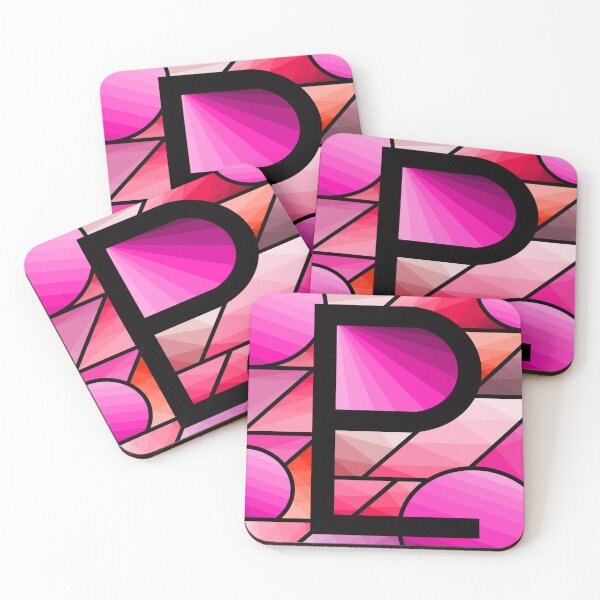 Item preview, Pink Stained Glass Pluto Symbol | Planetary Astrology Art designed and sold by JayMakesTiktok.