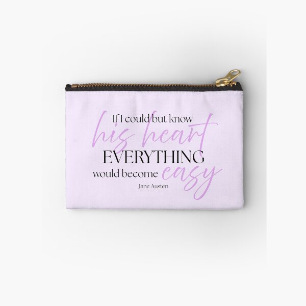 Item preview, Jane Austen Quote – Sense & Sensibility – "If I Could But Know His Heart" designed and sold by cheekymare.