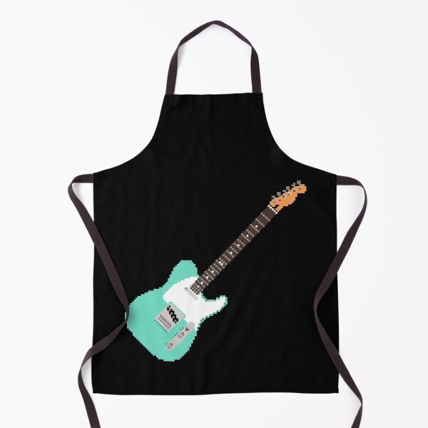 Item preview, Surfgreen Pixel Art Telecaster Guitar - 8-Bit Retro designed and sold by OpenTabsDesigns.