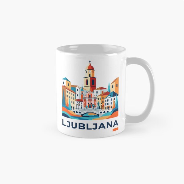 Item preview, Ljubljana Slovenia Vintage Print - Ljubljana Dragon designed and sold by OzzFrequency.