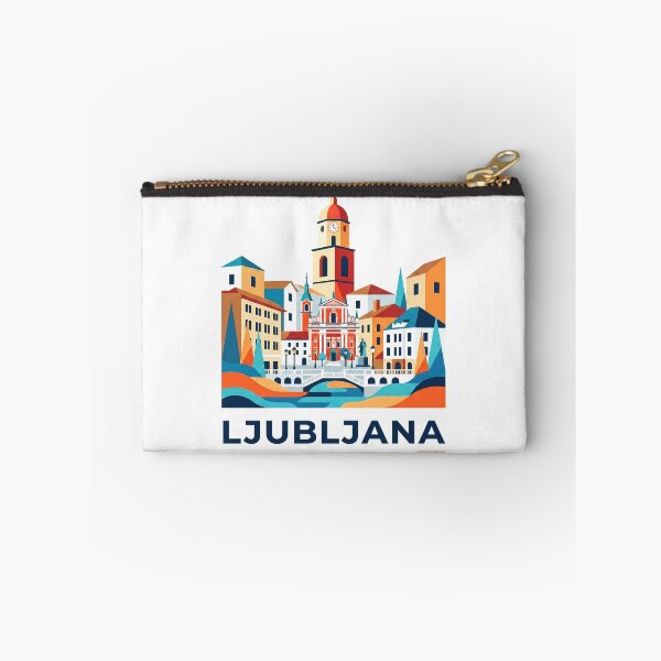 Item preview, Ljubljana Slovenia Vintage Print - Ljubljana Dragon designed and sold by OzzFrequency.
