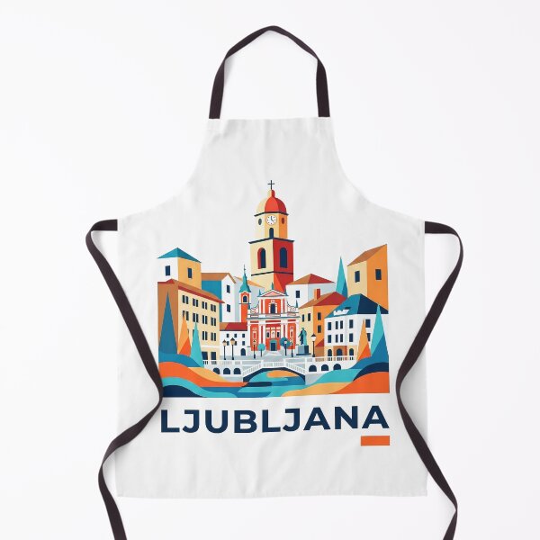 Item preview, Ljubljana Slovenia Vintage Print - Ljubljana Dragon designed and sold by OzzFrequency.