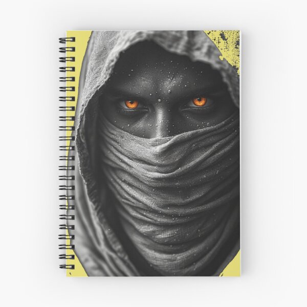 Item preview, Hooded Assassin With Glowing Orange Eyes designed and sold by YAM716.