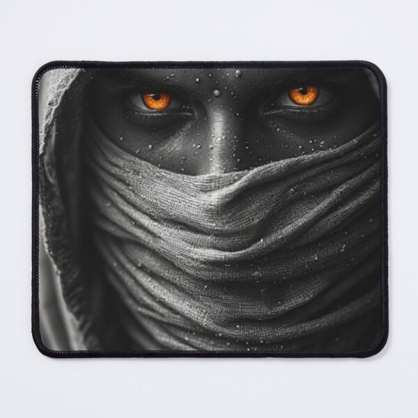 Item preview, Hooded Assassin With Glowing Orange Eyes designed and sold by YAM716.