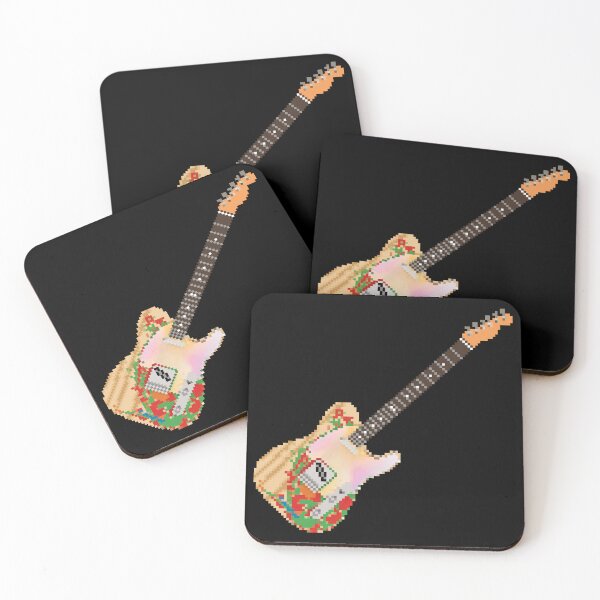 Item preview, Dragon Pixel Art Telecaster Guitar - 8-Bit Retro designed and sold by OpenTabsDesigns.