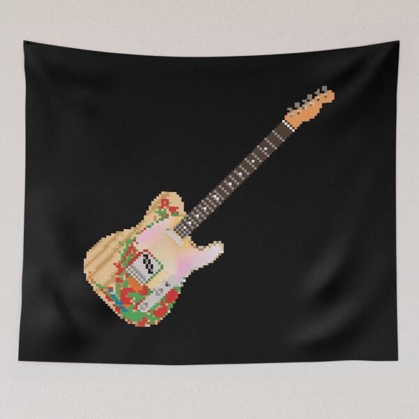 Item preview, Dragon Pixel Art Telecaster Guitar - 8-Bit Retro designed and sold by OpenTabsDesigns.