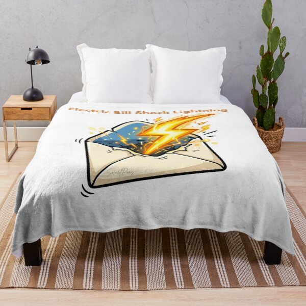 Item preview, Electric Bill Shock Lightning Bolt Mail Envelope Funny Pun designed and sold by SmartPuns.