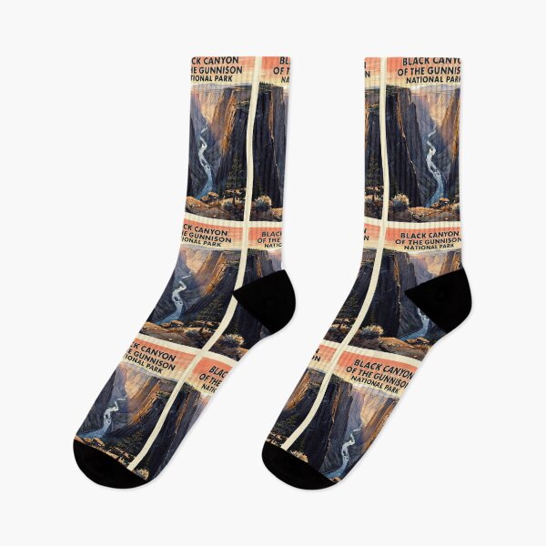 Item preview, Black Canyon of the Gunnison National Park Colorado Vintage Watercolor Travel designed and sold by Teelogic.
