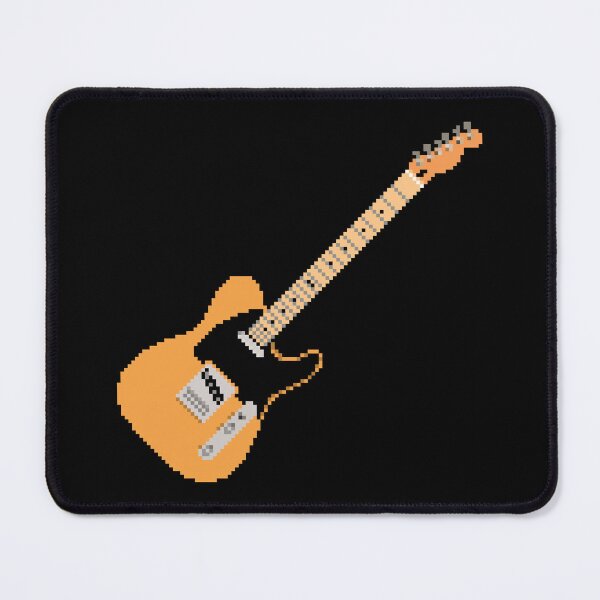 Item preview, Butterschottch Blonde Pixel Art Telecaster Guitar - 8-Bit Retro designed and sold by OpenTabsDesigns.