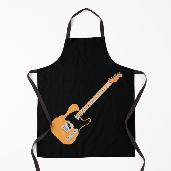 Item preview, Butterschottch Blonde Pixel Art Telecaster Guitar - 8-Bit Retro designed and sold by OpenTabsDesigns.