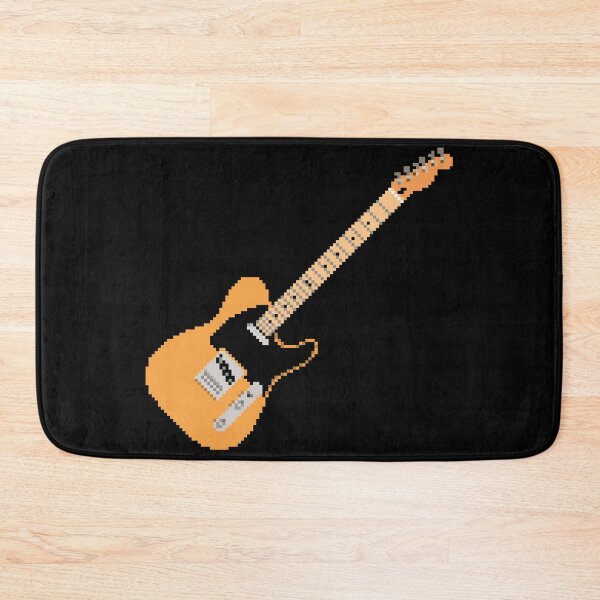 Item preview, Butterschottch Blonde Pixel Art Telecaster Guitar - 8-Bit Retro designed and sold by OpenTabsDesigns.