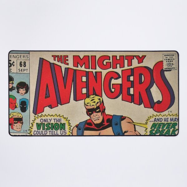 Item preview, Marvel Mighty Avengers Comics Comic Book Original Custom Vintage Movie Poster Art designed and sold by Cool Robot Bro..