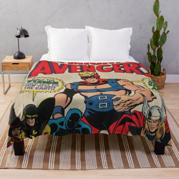 Item preview, Marvel Mighty Avengers Comics Comic Book Original Custom Vintage Movie Poster Art designed and sold by Cool Robot Bro..