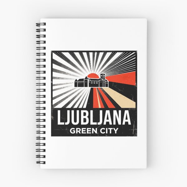Item preview, Ljubljana Slovenia Vintage Print - Ljubljana Dragon designed and sold by OzzFrequency.