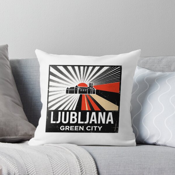 Item preview, Ljubljana Slovenia Vintage Print - Ljubljana Dragon designed and sold by OzzFrequency.